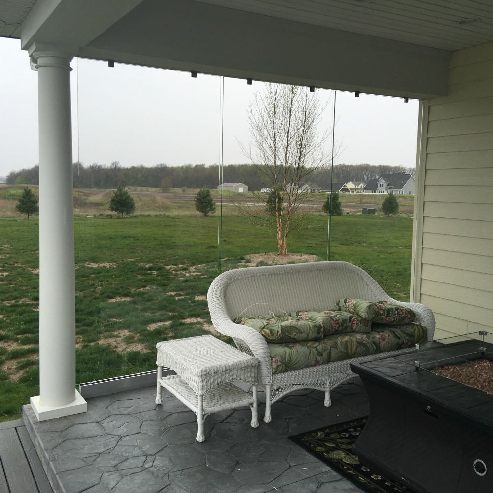 Glass Railings and Windbreaks A&D Glass & Mirror